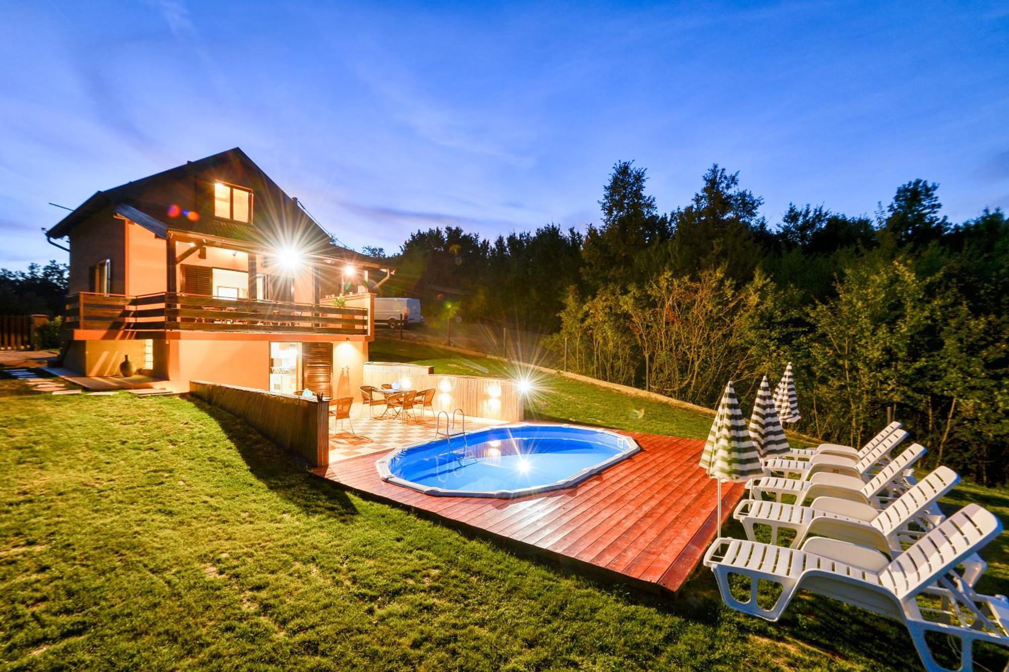 Jungle House With Private Pool And Hot Tub Villa Sveti Ivan Zelina Luaran gambar